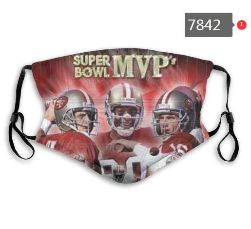 NFL 2020 San Francisco 49ers #16 Dust mask with filter